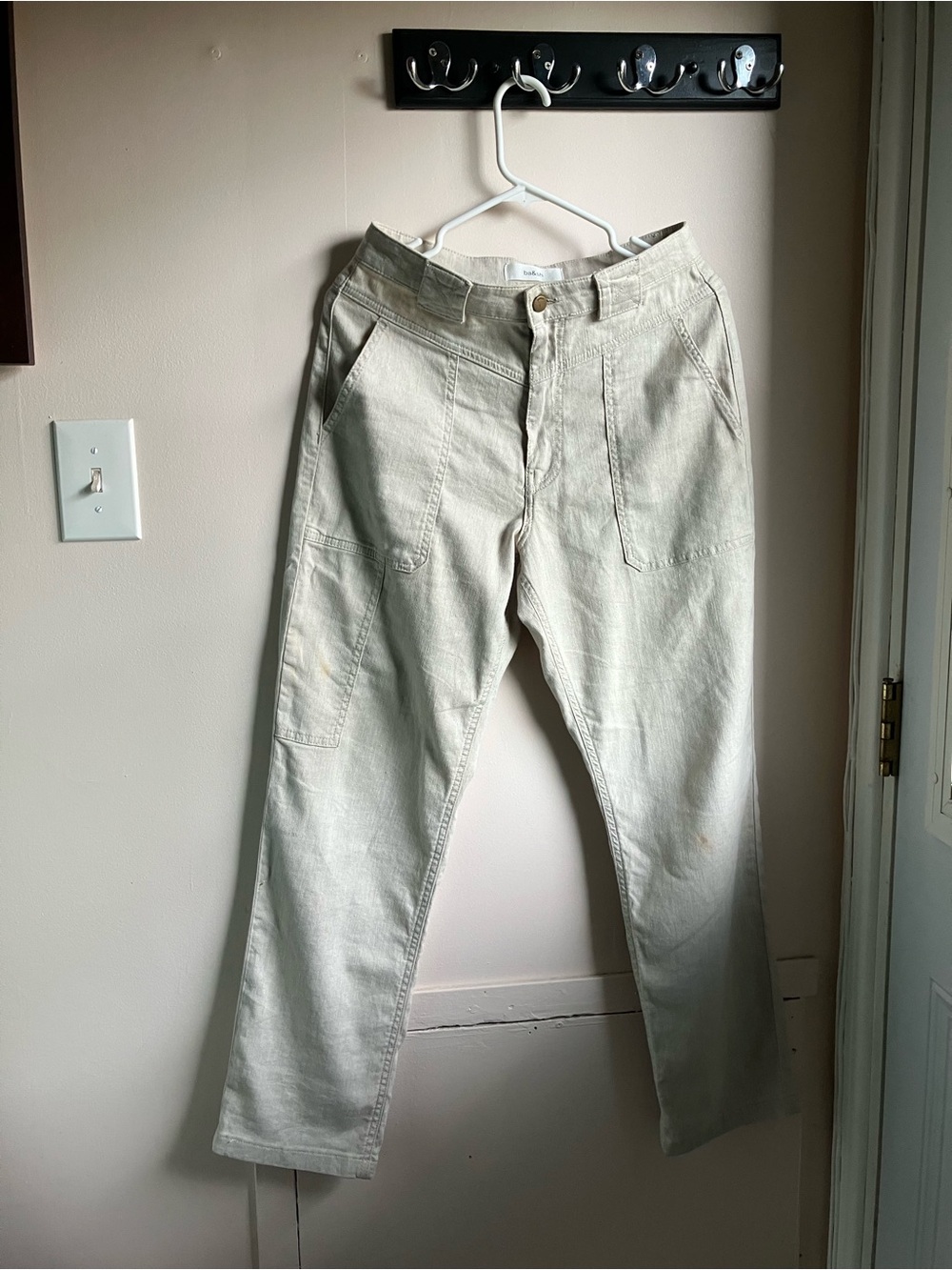 Ba&sh - Light Beige Linen blend pants